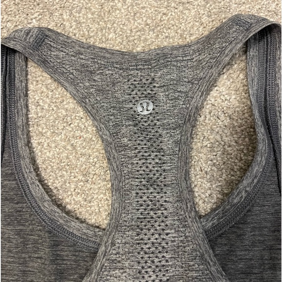Gray Lululemon Swiftly Tech Racerback Tank Top 2.0 - Picture 4 of 4